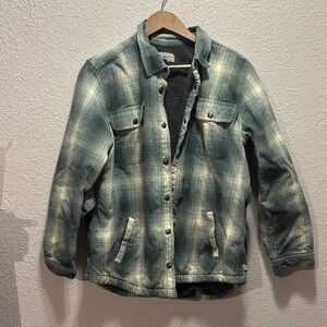 Carhartt Green Plaid Shirt Jacket